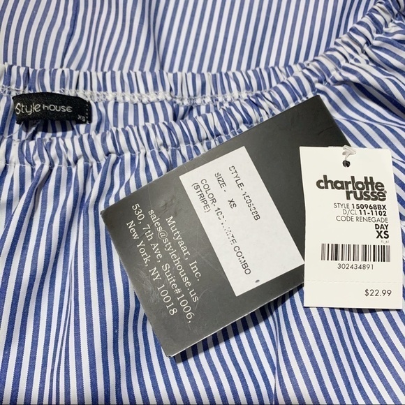 CHARLOTTE russe Style HOUSE Off the Shoulder Top - Picture 6 of 6